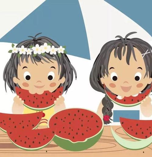 姐妹吃瓜动漫头像,动漫头像里的欢乐时光